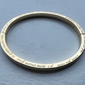 Roberto Coin “I Love You More” bracelet 18k gold